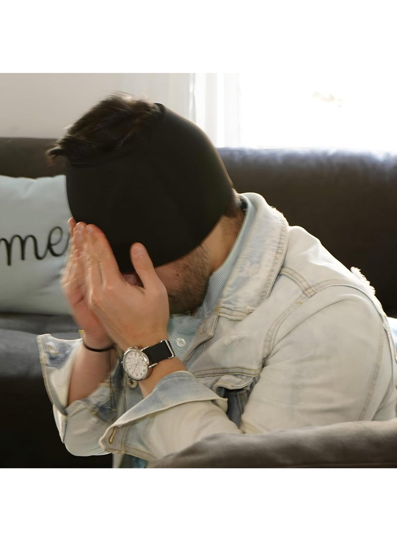 Headache Relief Hat - Innovative cold and hot therapy cap designed to alleviate migraine pain and stress, providing comfort and relaxation for your head. (2 pcs) - Image 5